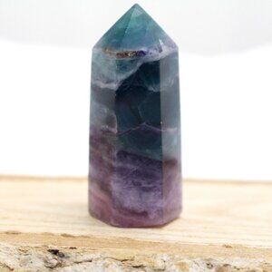 Rainbow Fluorite Crystal Tower